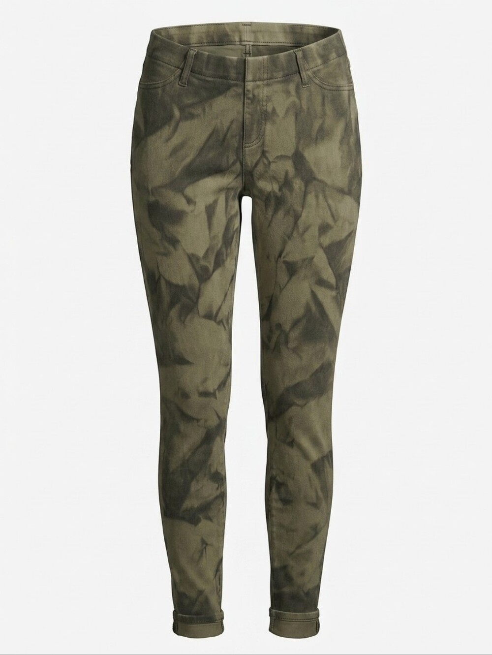 Sz M Camo Style Graphic Print Jegging Stretchy Jeans